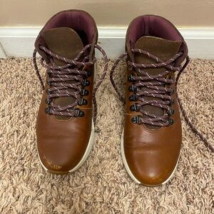 Timberland Womens Kiri Up Waterproof Leather Suede Hiking Boots Brown SZ 6